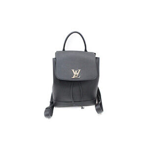 LOUIS VUITTON Lock Me Backpack Leather Compact
